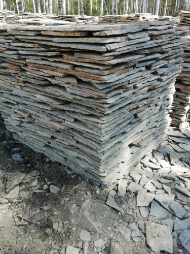 Плитняк златолит Уральский для цоколя, отмостки купить в Полевском